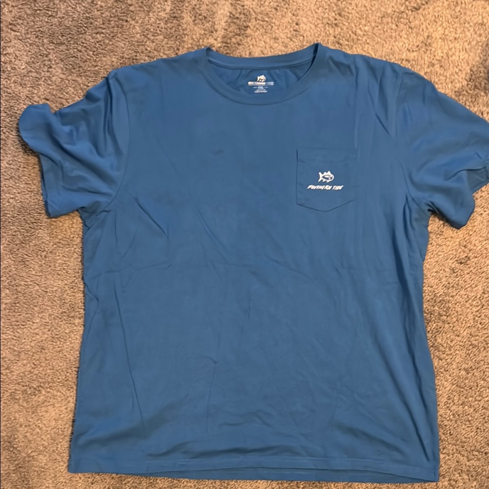 Southern Tide Men's Blue Short Sleeve Tee